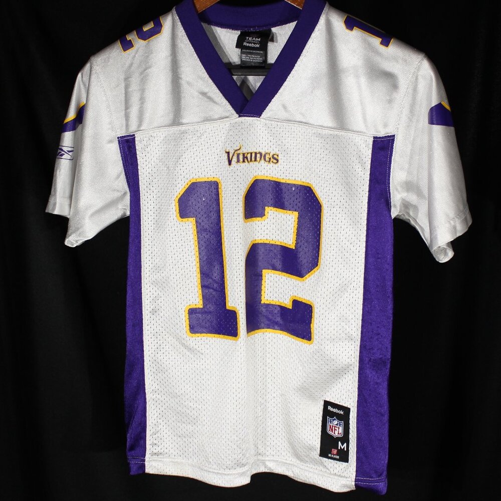 Reebok NFL Minnesota Vikings #12 Percy Harvin Jersey - Youth Size M (10/12)